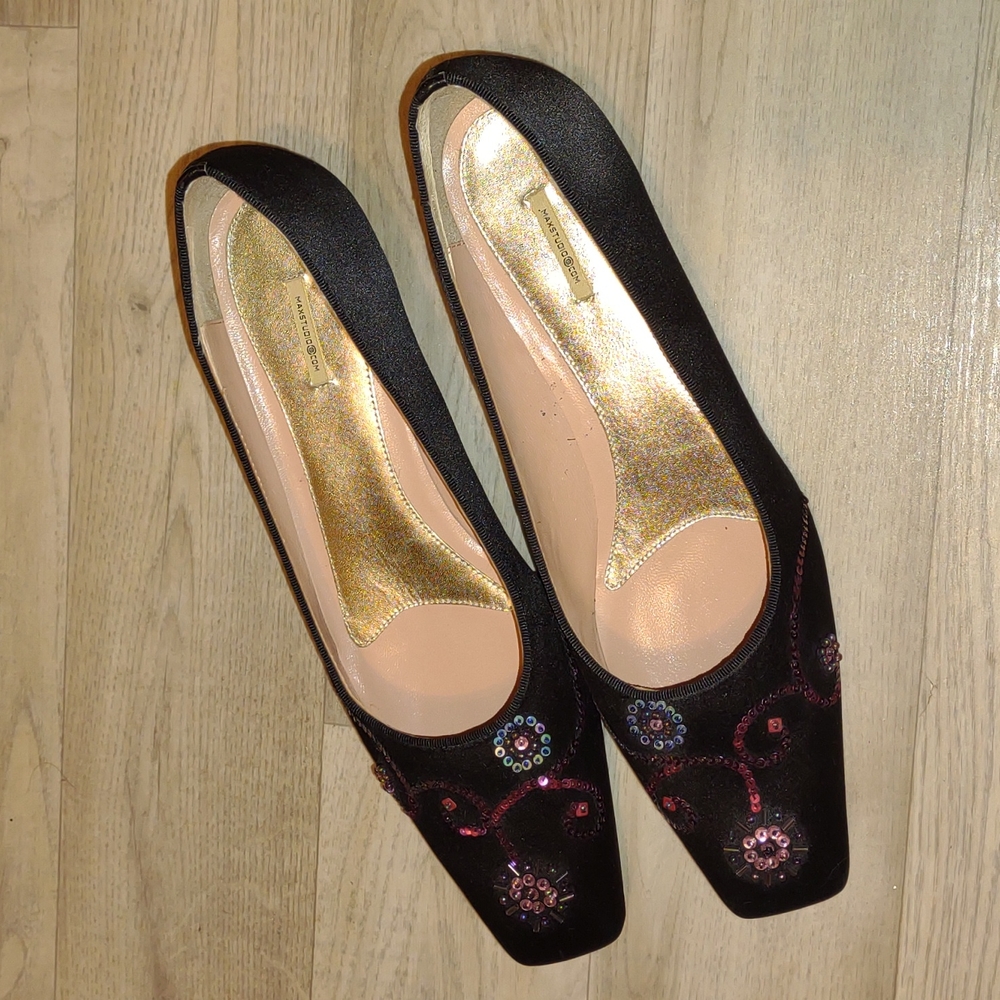 👣MAXSTUDIO 👣Sequines Ball Shoes footwear. - Picture 8 of 16